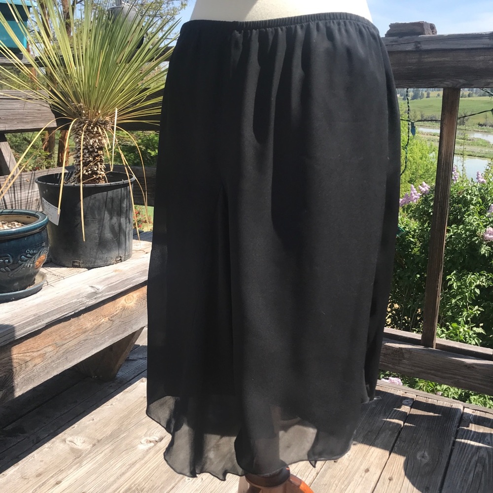 AGB Black Skirt w/liner. XL 100% Polyester.